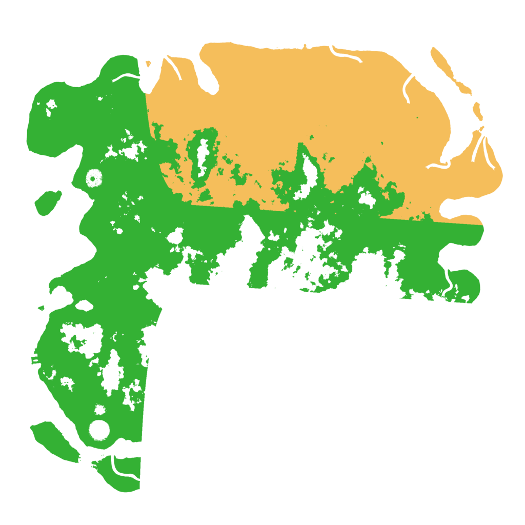 Biome Rust Map: Procedural Map, Size: 4500, Seed: 72589