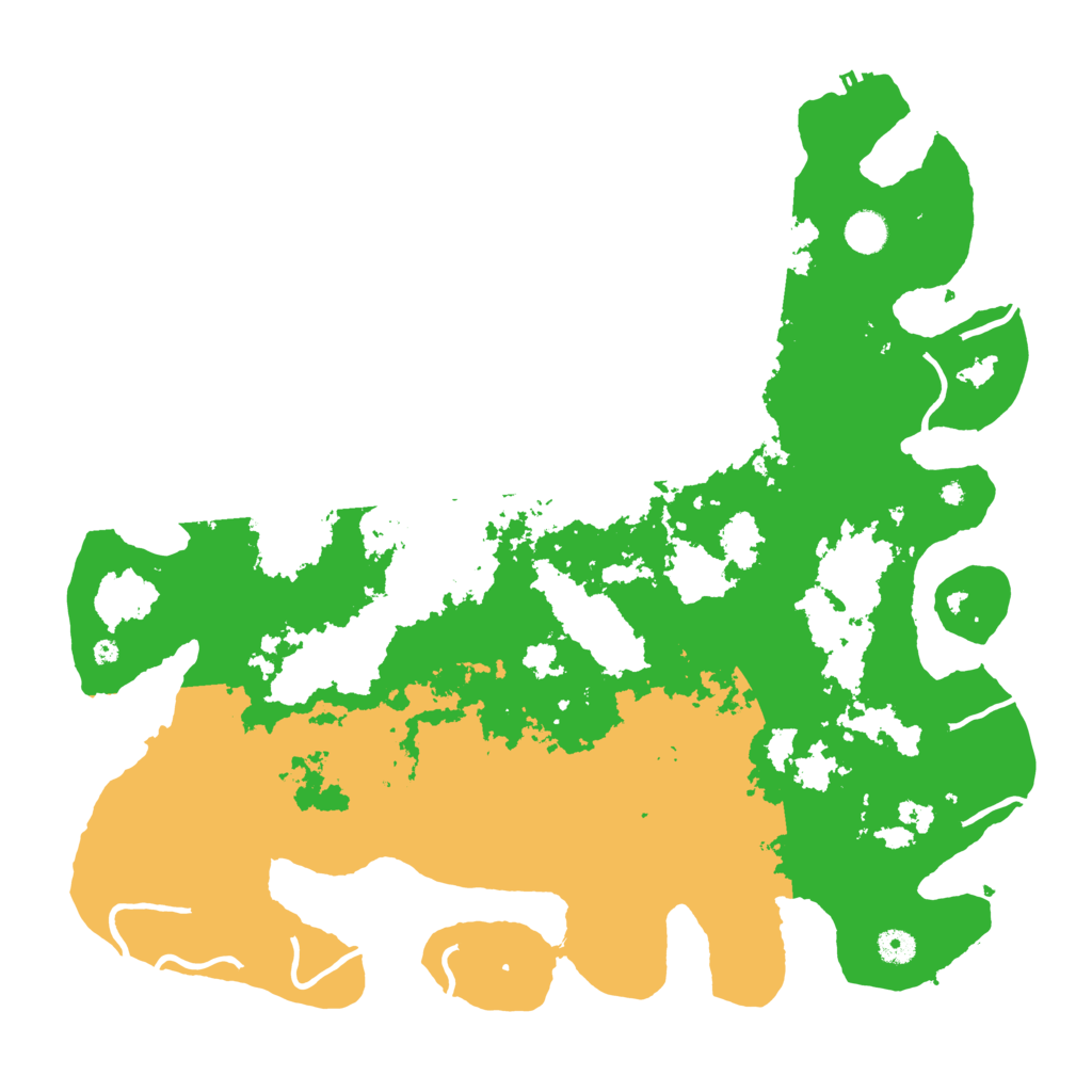 Biome Rust Map: Procedural Map, Size: 4500, Seed: 796273514