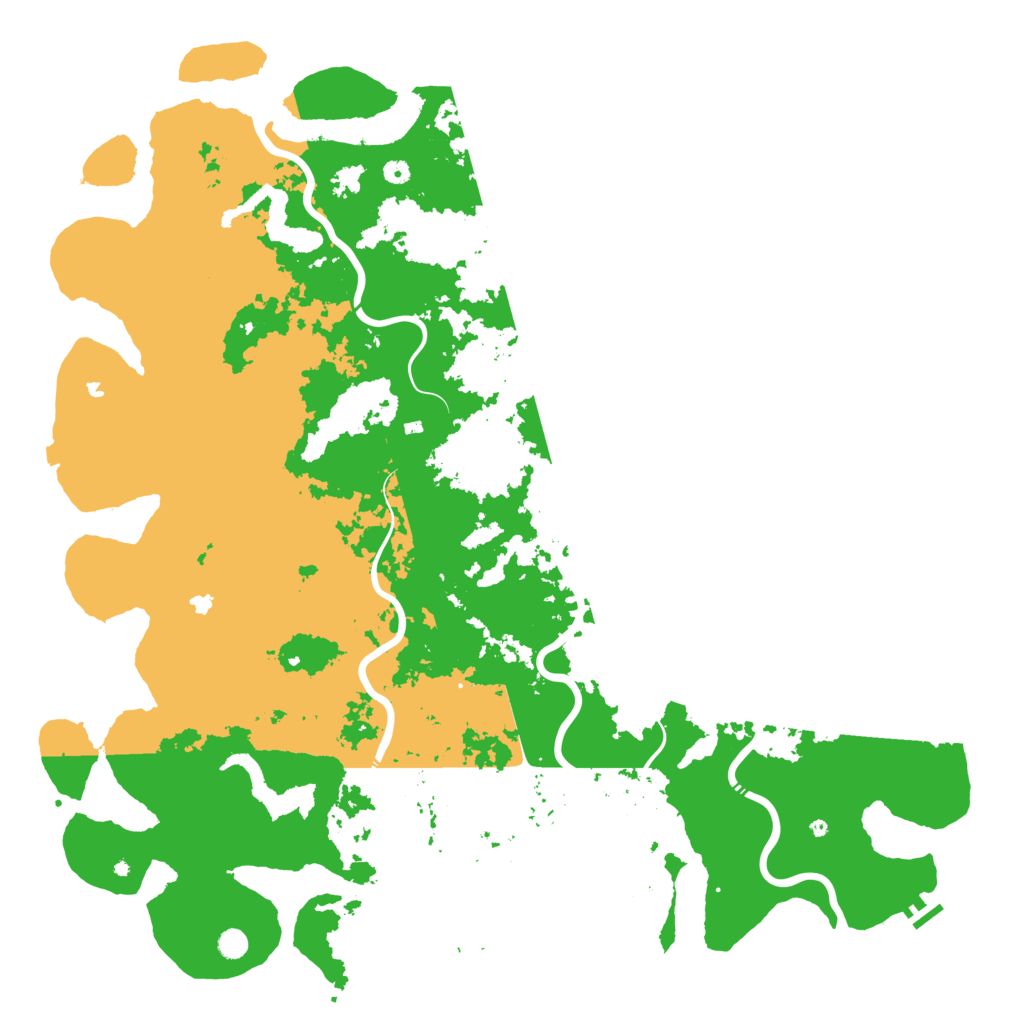 Biome Rust Map: Procedural Map, Size: 6000, Seed: 546