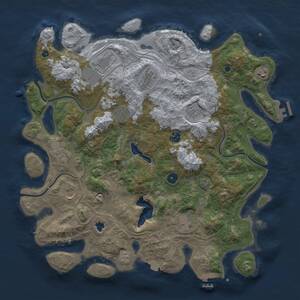 Thumbnail Rust Map: Procedural Map, Size: 4250, Seed: 1170238927, 15 Monuments