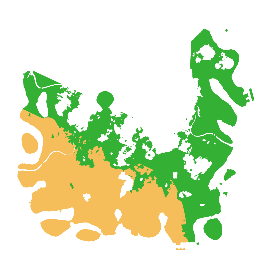 Biome Rust Map: Procedural Map, Size: 4250, Seed: 1170238927
