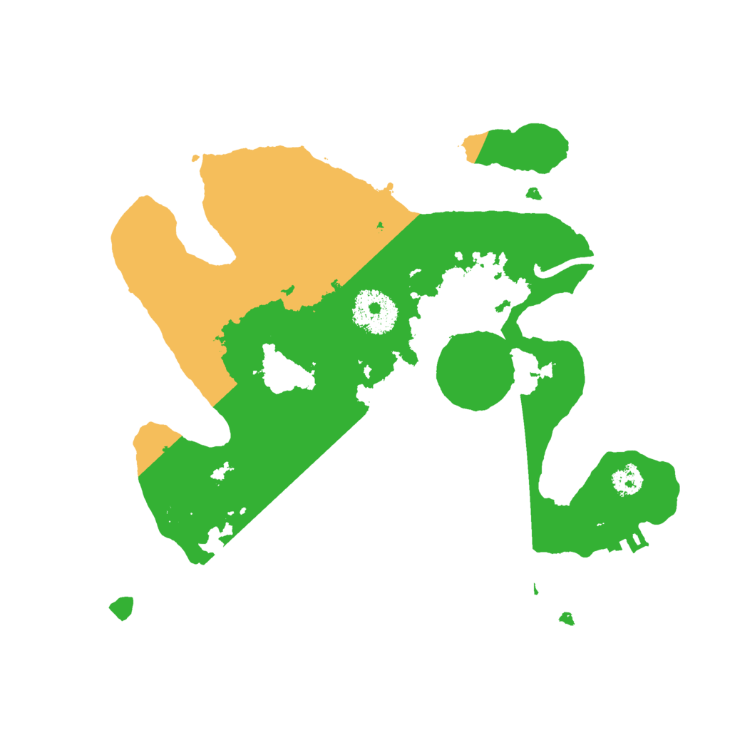 Biome Rust Map: Procedural Map, Size: 2500, Seed: 2819