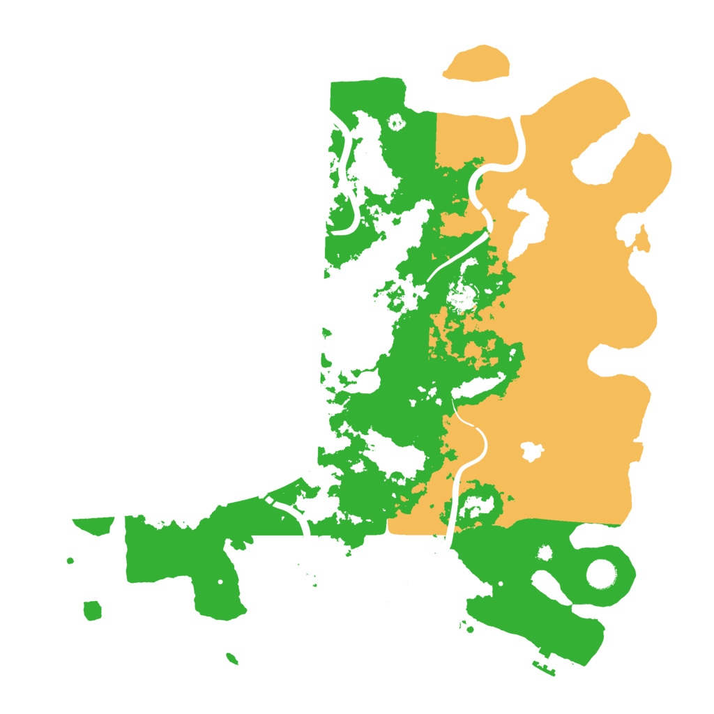 Biome Rust Map: Procedural Map, Size: 4250, Seed: 25561
