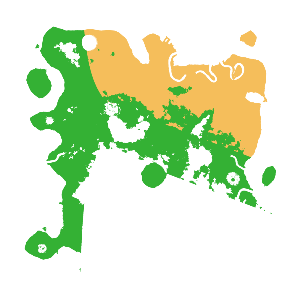 Biome Rust Map: Procedural Map, Size: 3500, Seed: 4308