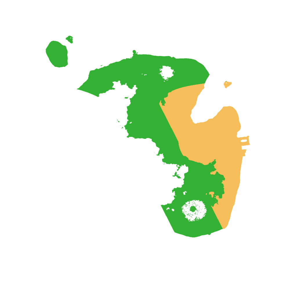 Biome Rust Map: Procedural Map, Size: 2000, Seed: 189207546