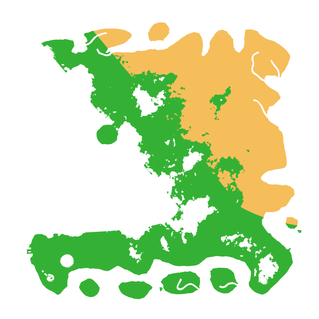 Biome Rust Map: Procedural Map, Size: 4300, Seed: 418245002