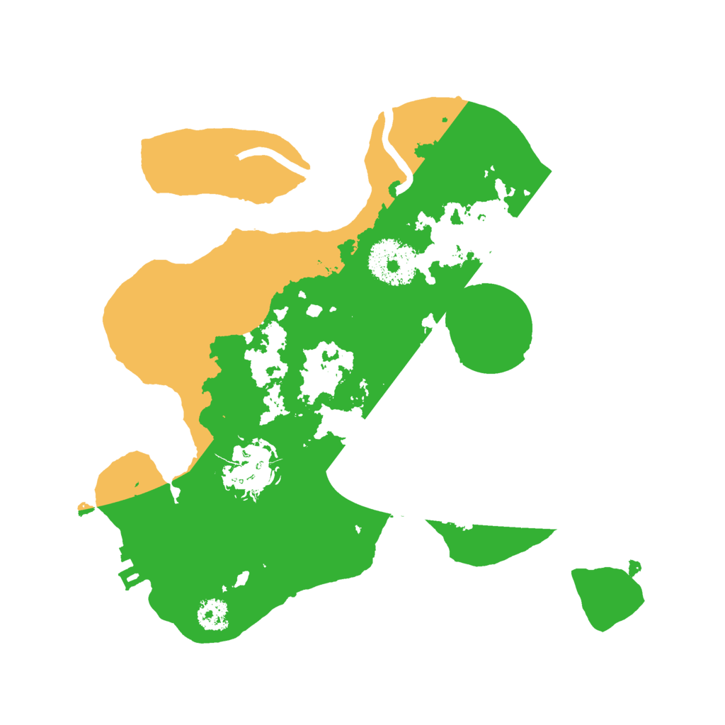 Biome Rust Map: Procedural Map, Size: 2313, Seed: 2222