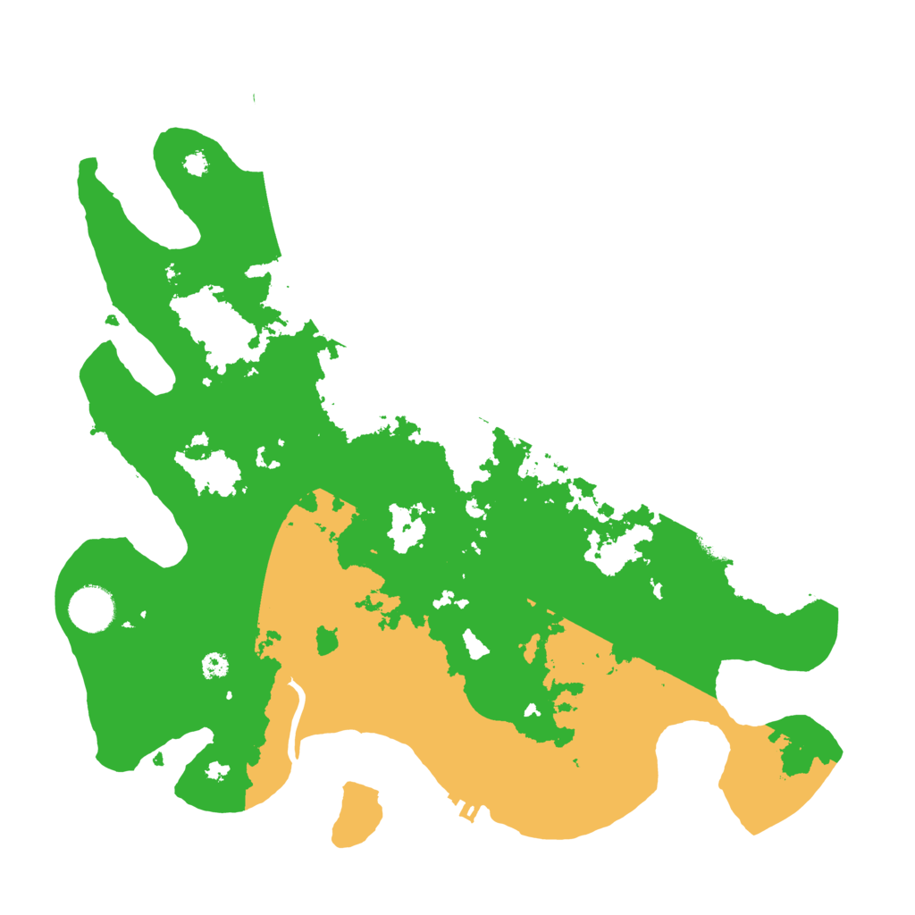 Biome Rust Map: Procedural Map, Size: 3500, Seed: 1127091965