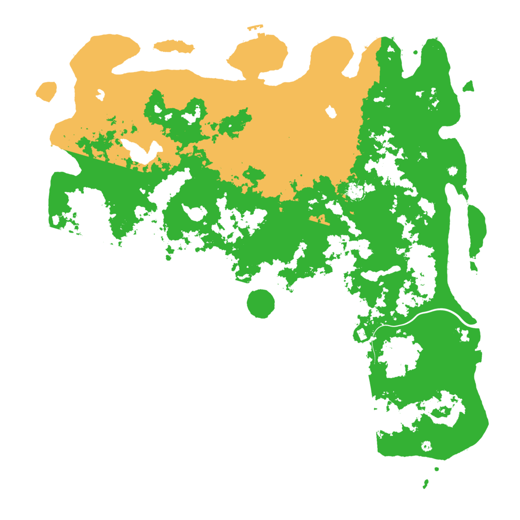 Biome Rust Map: Procedural Map, Size: 5001, Seed: 2147483647