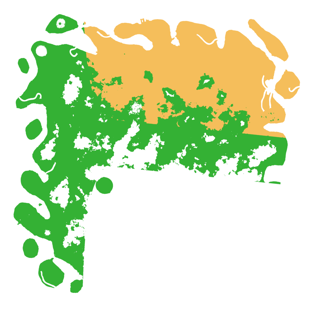 Biome Rust Map: Procedural Map, Size: 5000, Seed: 970679850