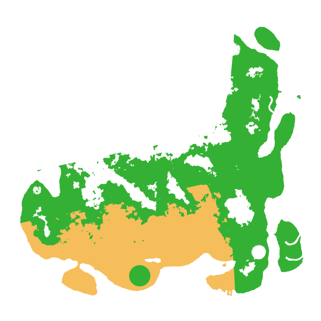 Biome Rust Map: Procedural Map, Size: 4000, Seed: 1180407276