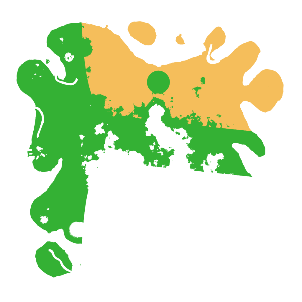 Biome Rust Map: Procedural Map, Size: 3500, Seed: 885007