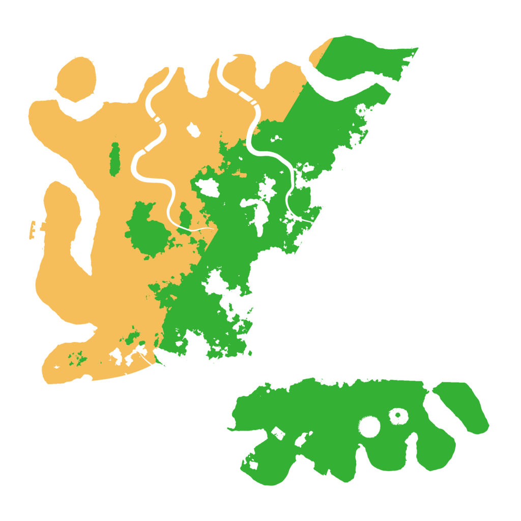 Biome Rust Map: Procedural Map, Size: 4250, Seed: 505854358