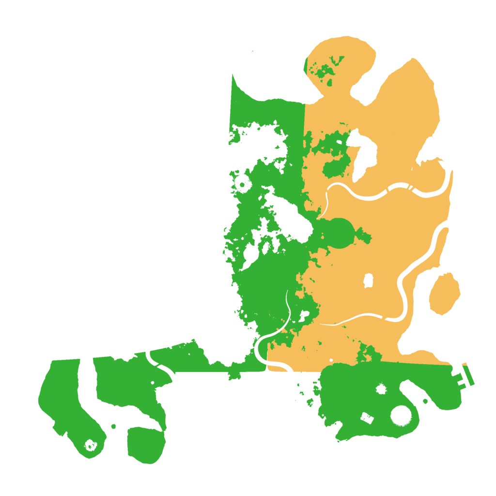 Biome Rust Map: Procedural Map, Size: 4250, Seed: 1843537010
