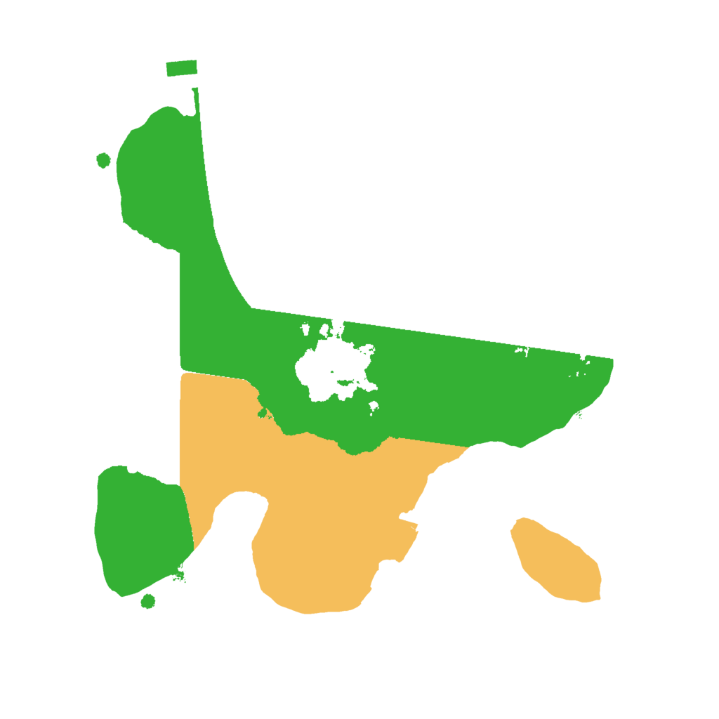 Biome Rust Map: Procedural Map, Size: 2000, Seed: 64363