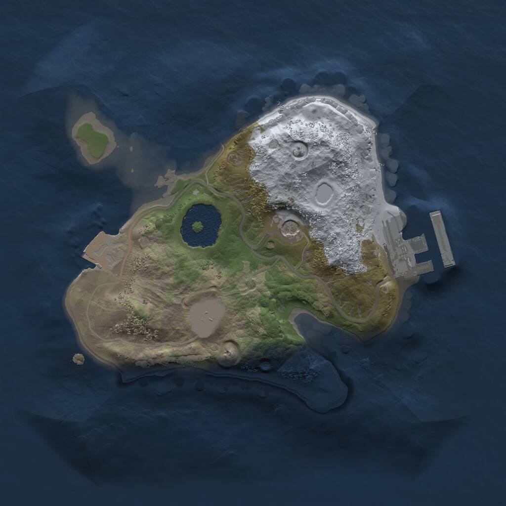 Rust Map: Procedural Map, Size: 1800, Seed: 5270694, 3 Monuments