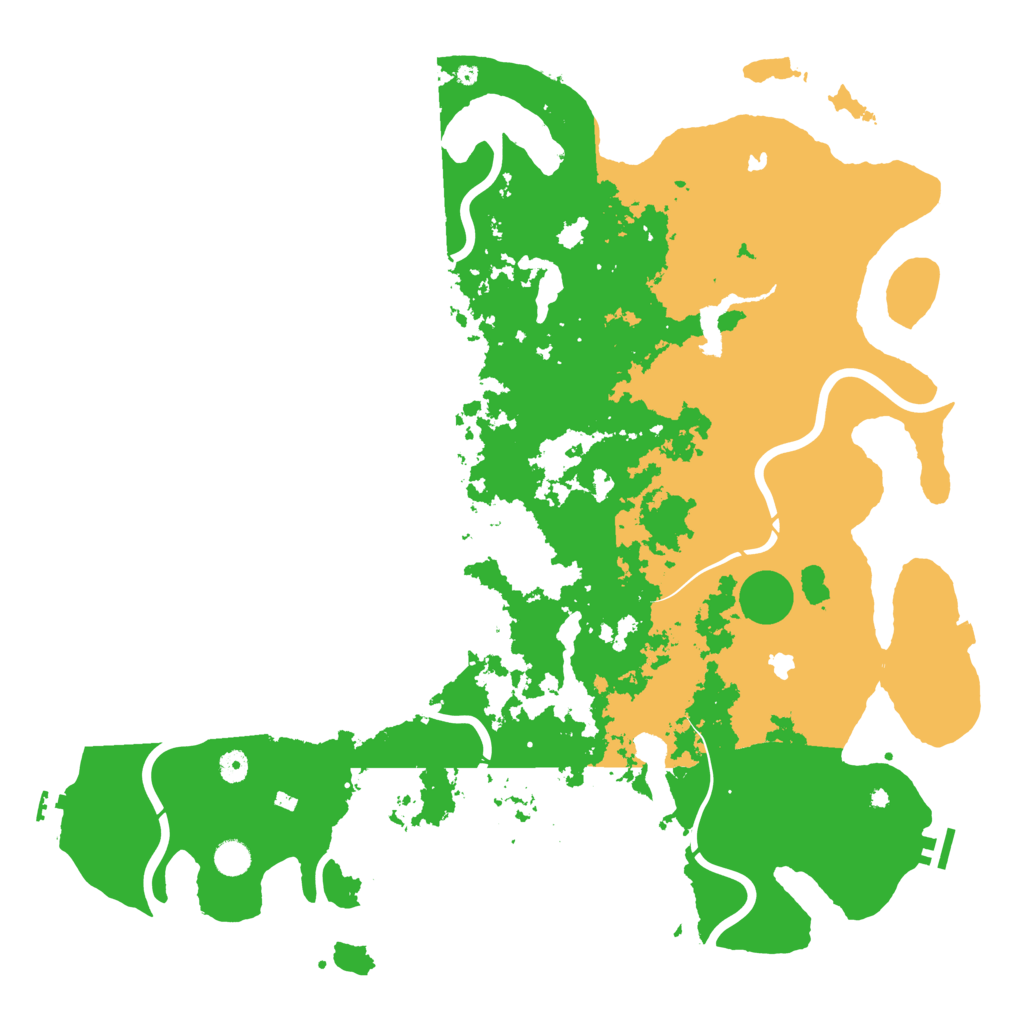 Biome Rust Map: Procedural Map, Size: 5000, Seed: 1965406461