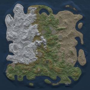 Thumbnail Rust Map: Procedural Map, Size: 5000, Seed: 1965406461, 19 Monuments