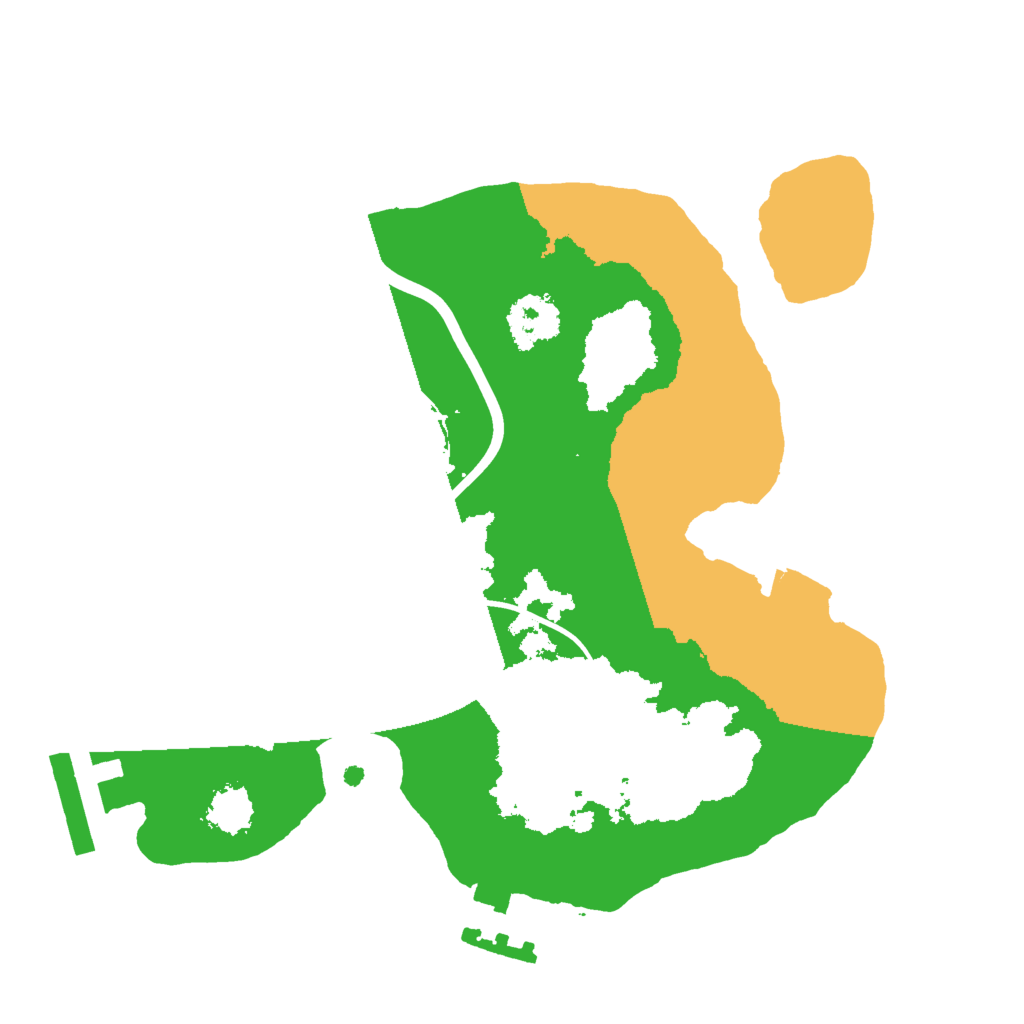 Biome Rust Map: Procedural Map, Size: 2000, Seed: 30499908