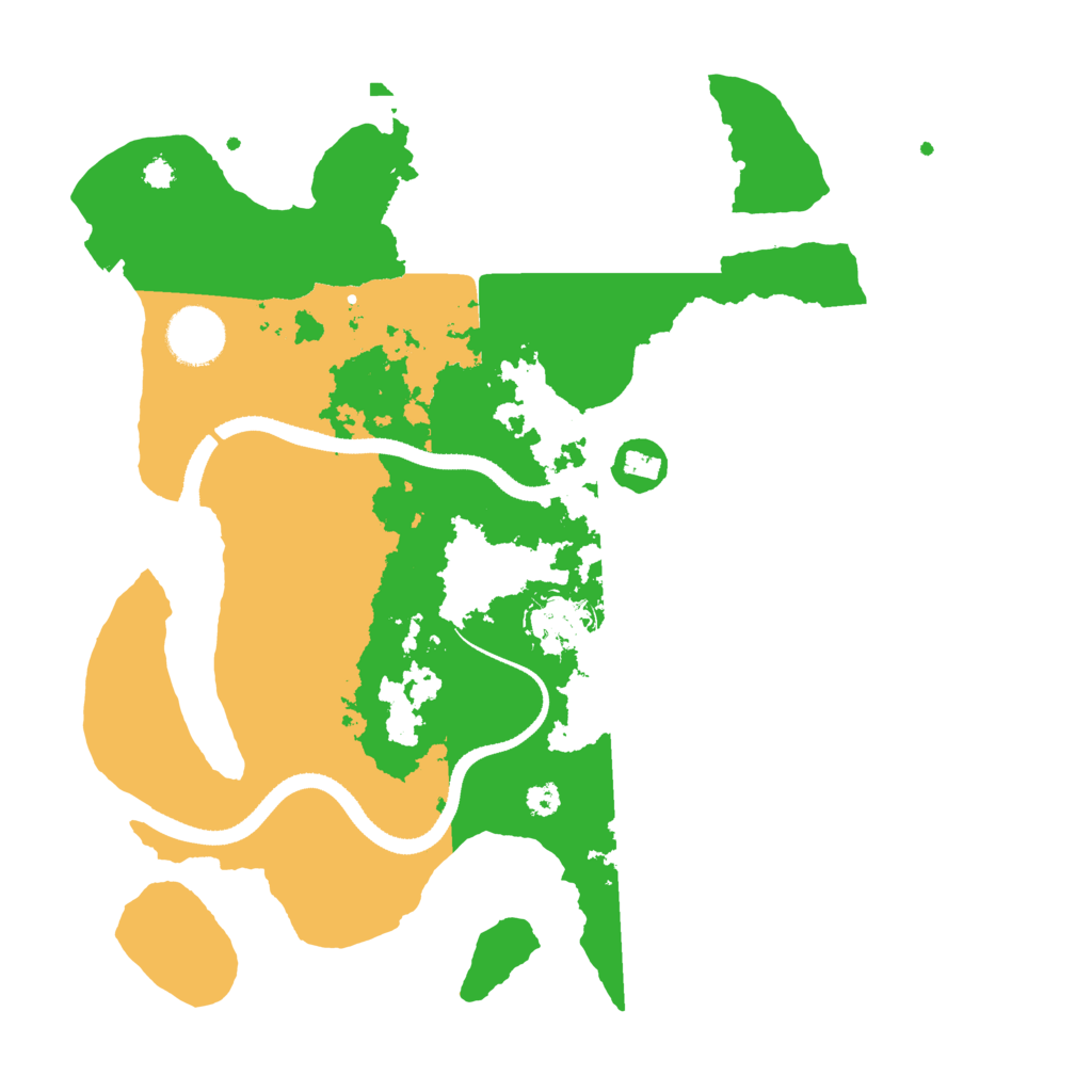 Biome Rust Map: Procedural Map, Size: 3300, Seed: 241904094
