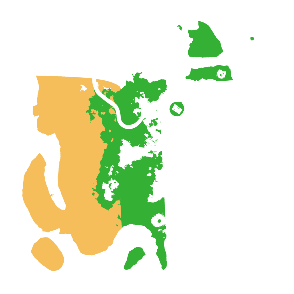 Biome Rust Map: Procedural Map, Size: 3300, Seed: 241904094