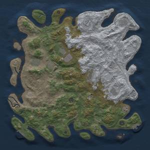 Thumbnail Rust Map: Procedural Map, Size: 4500, Seed: 4112022, 19 Monuments