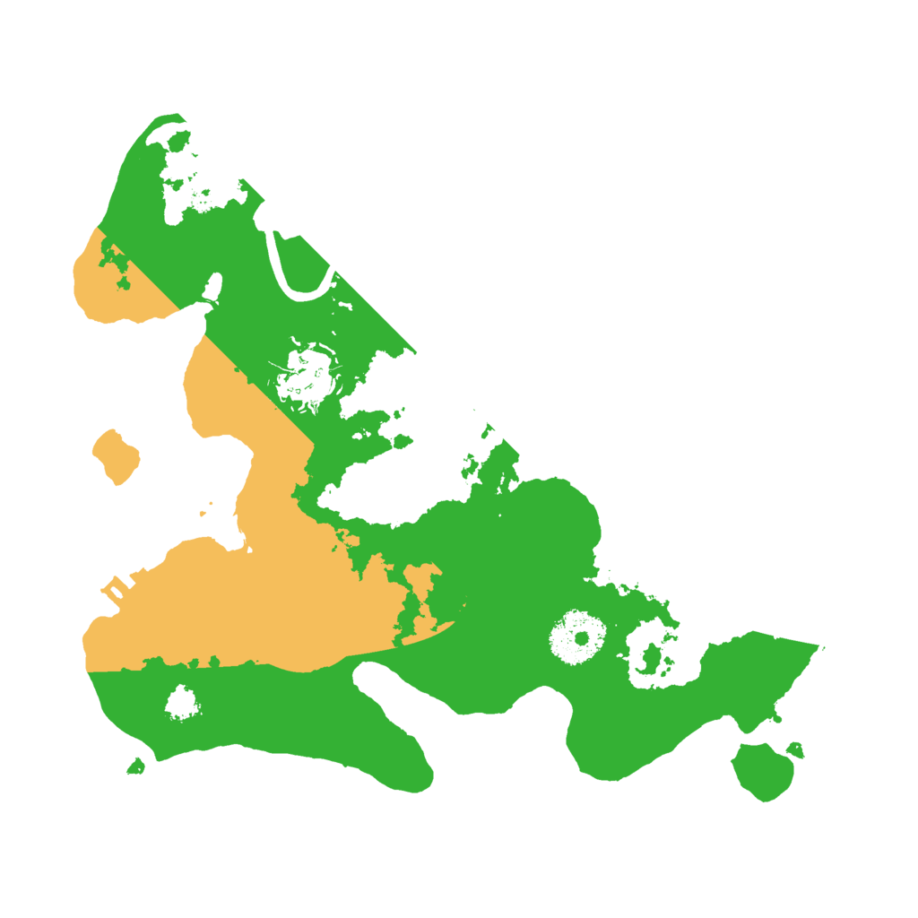 Biome Rust Map: Procedural Map, Size: 2600, Seed: 5270694