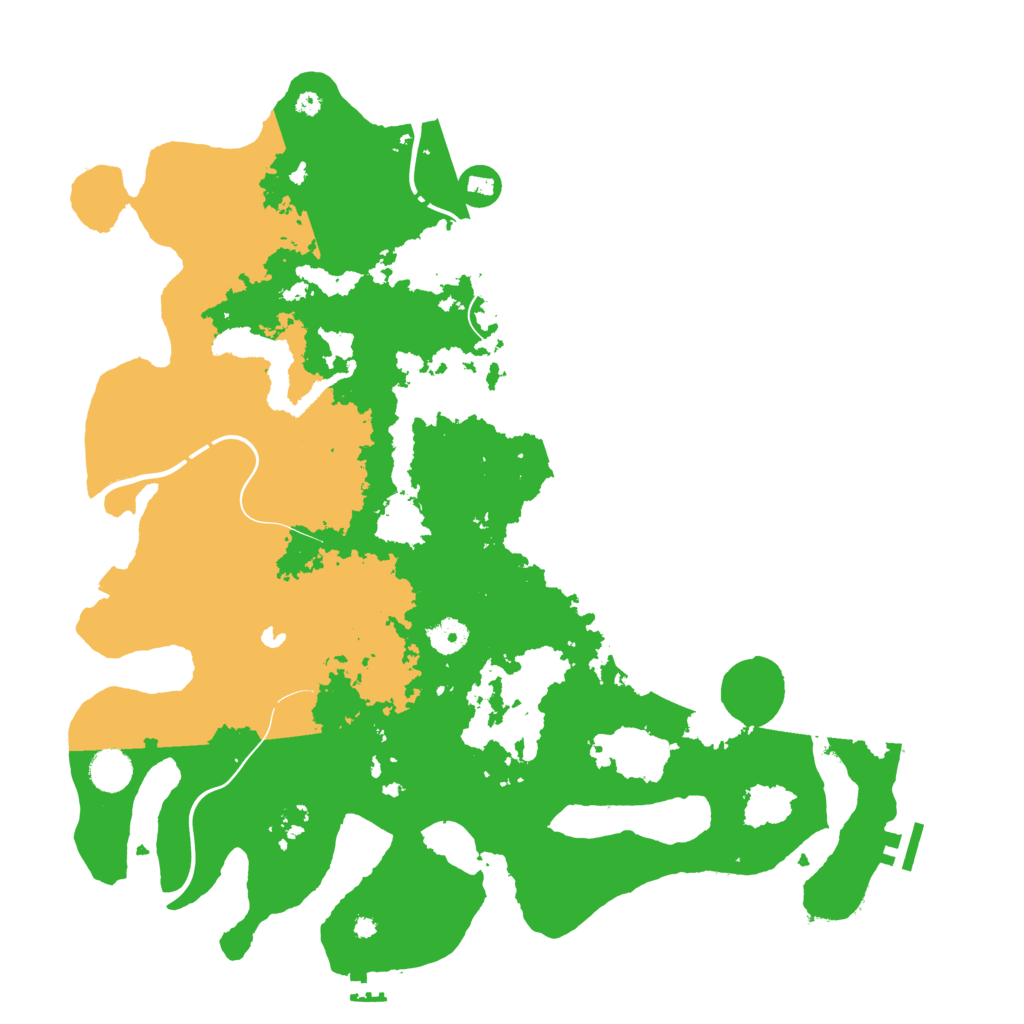 Biome Rust Map: Procedural Map, Size: 4250, Seed: 645875636