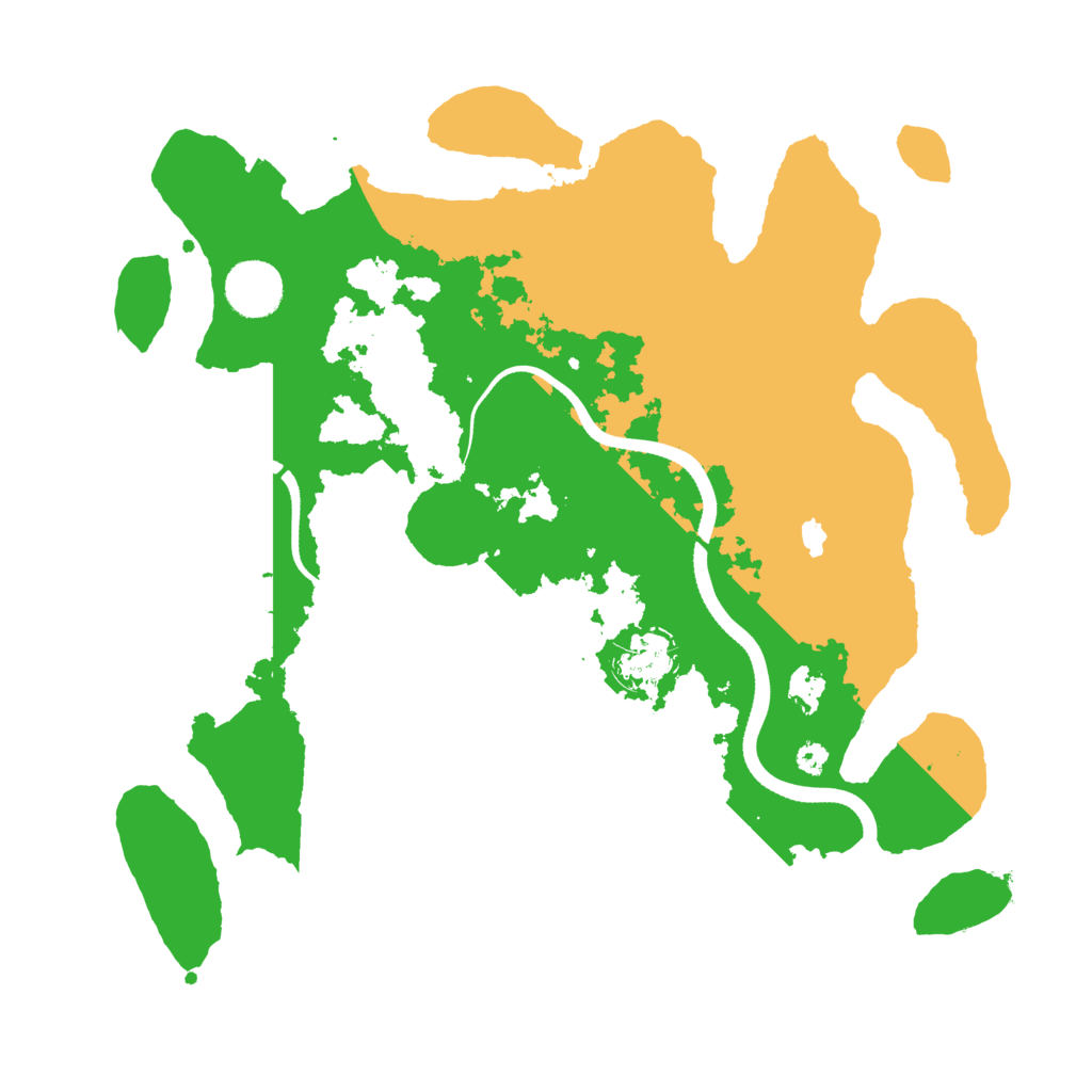 Biome Rust Map: Procedural Map, Size: 3500, Seed: 1910076045