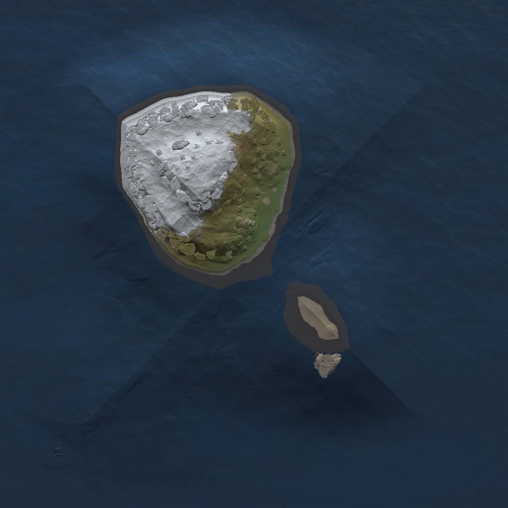 Rust Map: Procedural Map, Size: 1000, Seed: 66269844, 3 Monuments