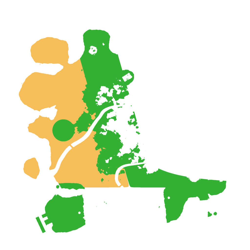 Biome Rust Map: Procedural Map, Size: 3000, Seed: 28484