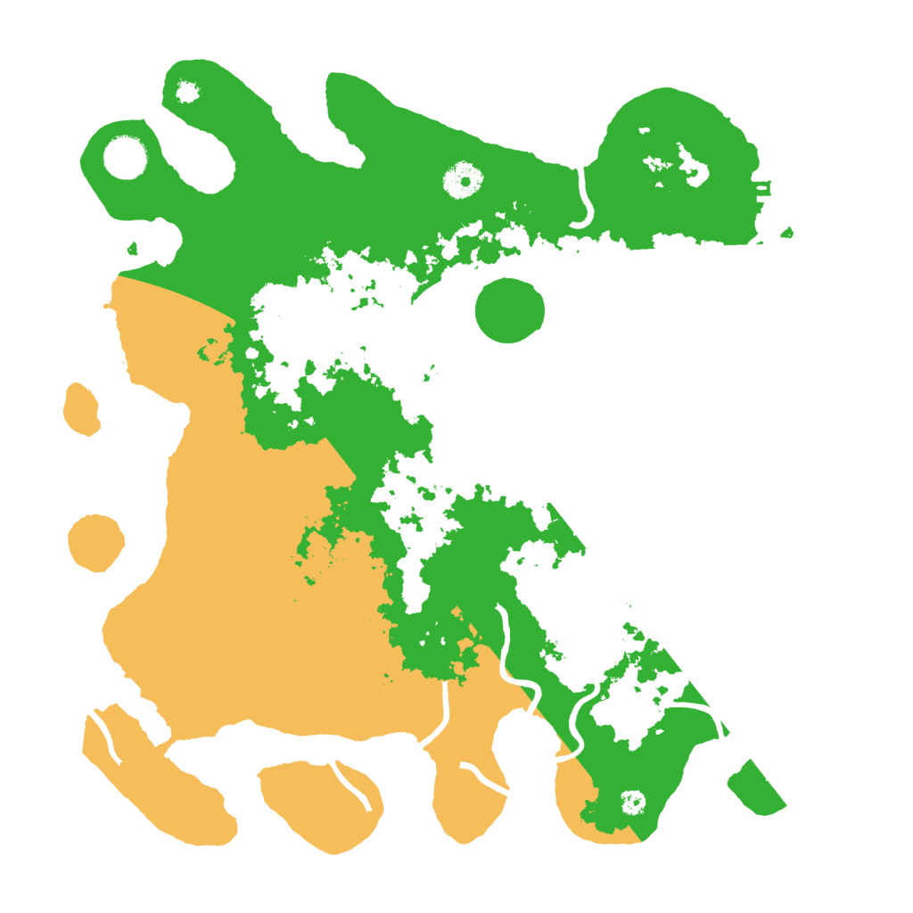 Biome Rust Map: Procedural Map, Size: 3700, Seed: 854161777