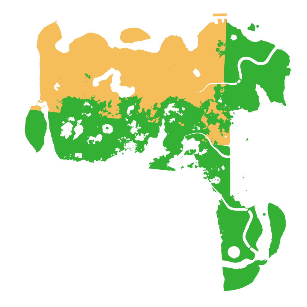 Biome Rust Map: Procedural Map, Size: 4500, Seed: 979956638