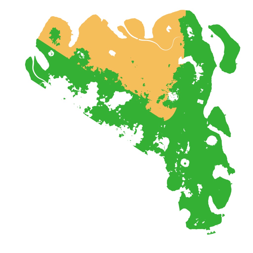 Biome Rust Map: Procedural Map, Size: 4500, Seed: 159753123