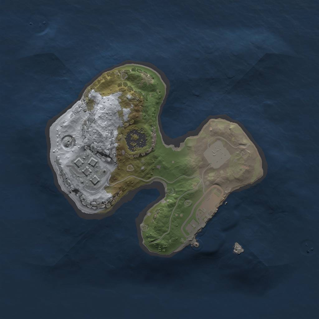 Rust Map: Procedural Map, Size: 1500, Seed: 20221019, 6 Monuments