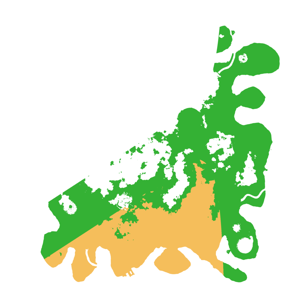 Biome Rust Map: Procedural Map, Size: 3500, Seed: 4306