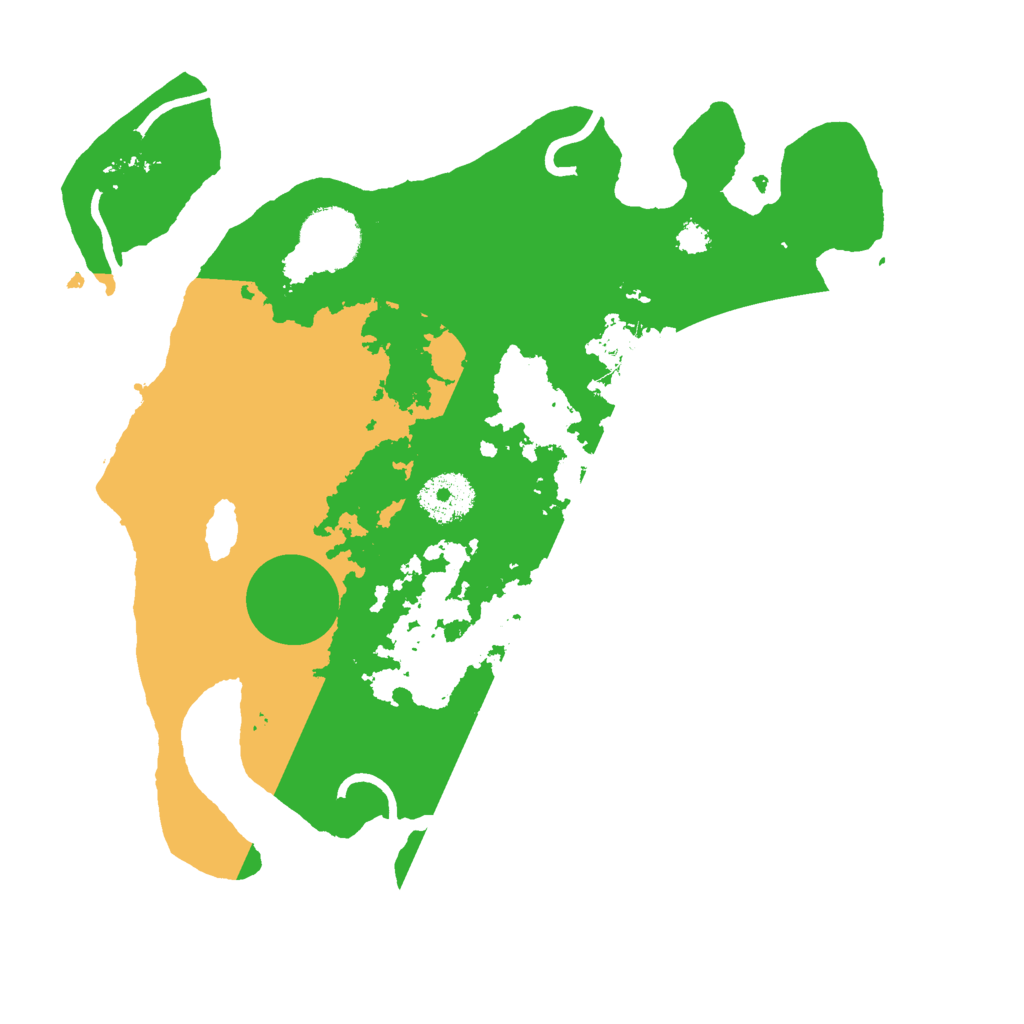 Biome Rust Map: Procedural Map, Size: 3000, Seed: 2169