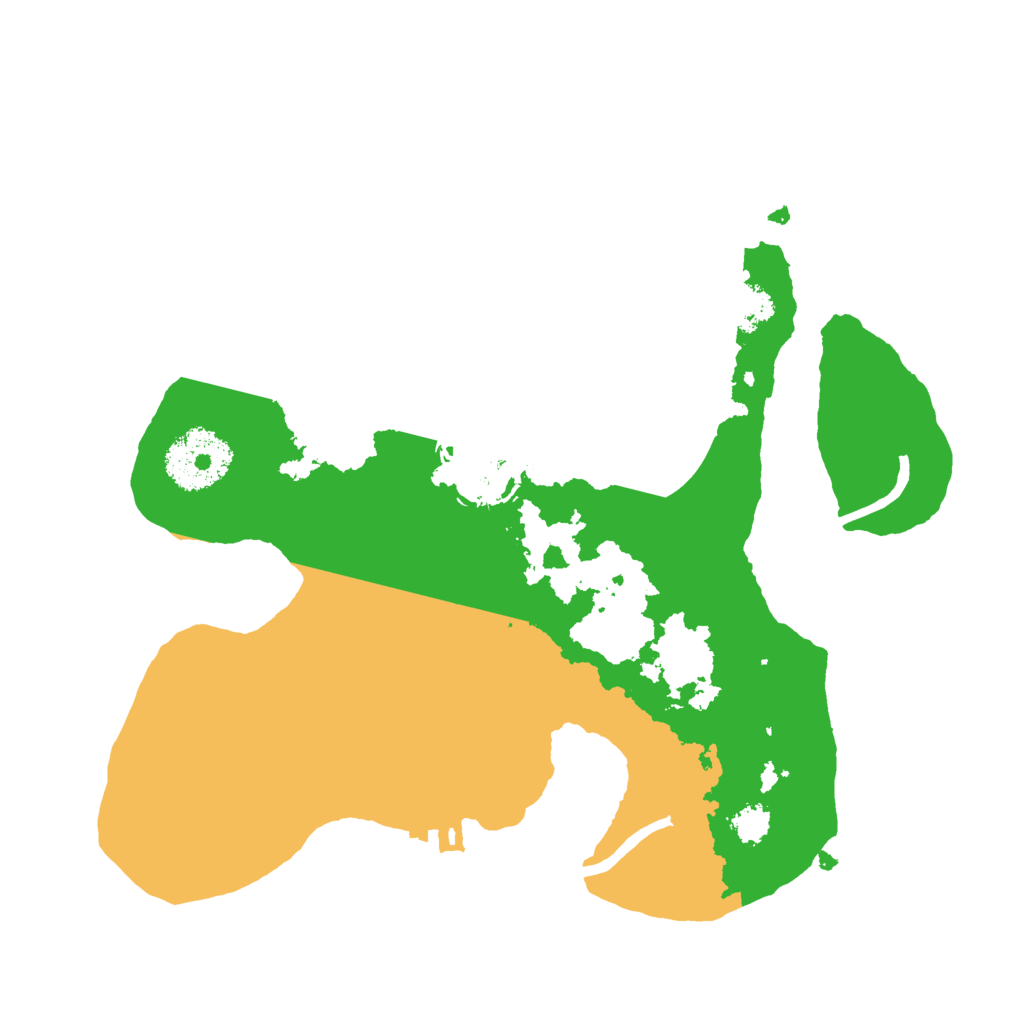 Biome Rust Map: Procedural Map, Size: 2500, Seed: 13123