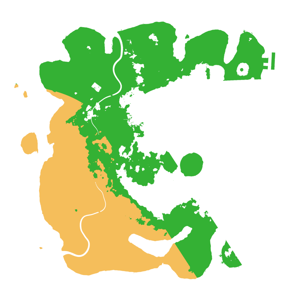 Biome Rust Map: Procedural Map, Size: 3500, Seed: 4307