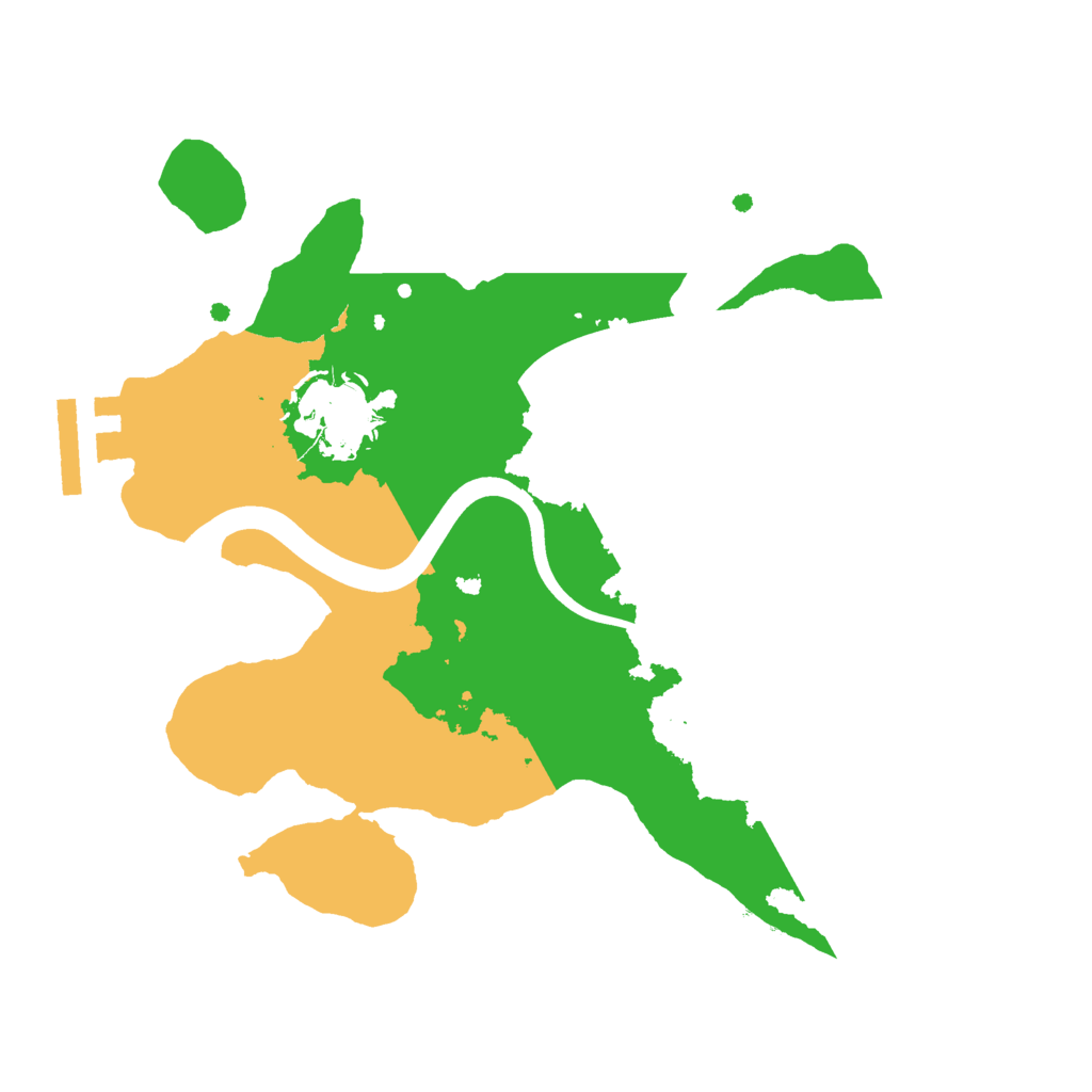 Biome Rust Map: Procedural Map, Size: 2300, Seed: 214748364