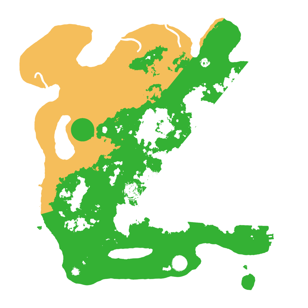 Biome Rust Map: Procedural Map, Size: 3500, Seed: 1712699202