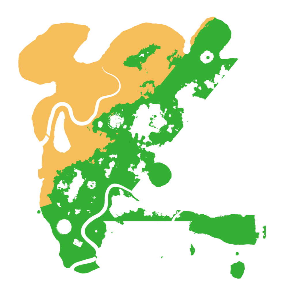 Biome Rust Map: Procedural Map, Size: 3500, Seed: 1712699202
