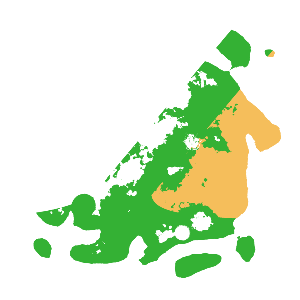 Biome Rust Map: Barren, Size: 3500, Seed: 118122422