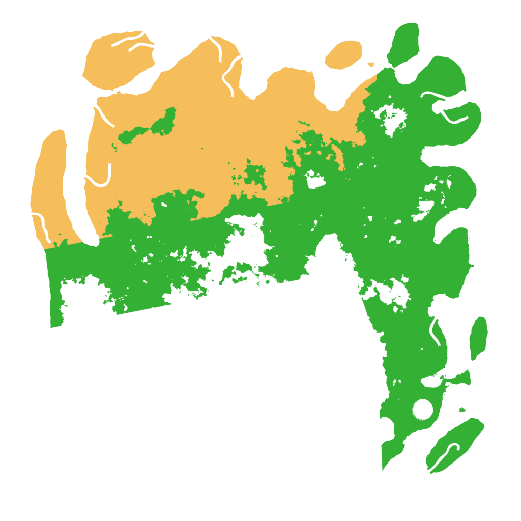 Biome Rust Map: Procedural Map, Size: 4500, Seed: 925921163