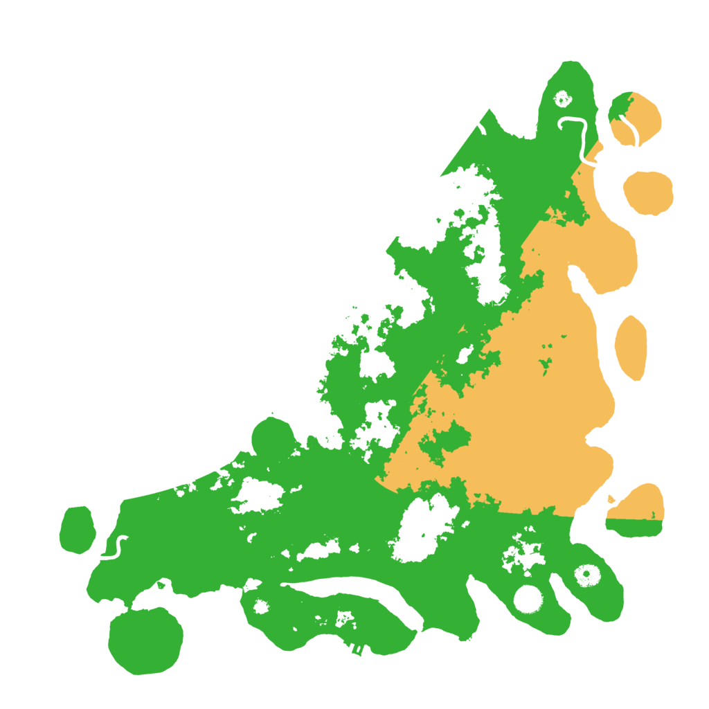 Biome Rust Map: Procedural Map, Size: 4400, Seed: 17816146