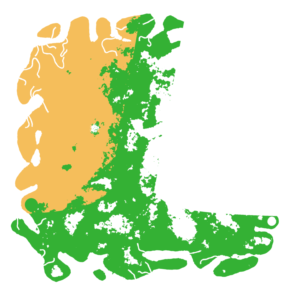 Biome Rust Map: Procedural Map, Size: 6000, Seed: 234576