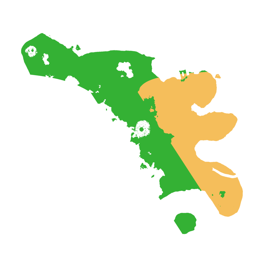 Biome Rust Map: Procedural Map, Size: 2500, Seed: 487735480