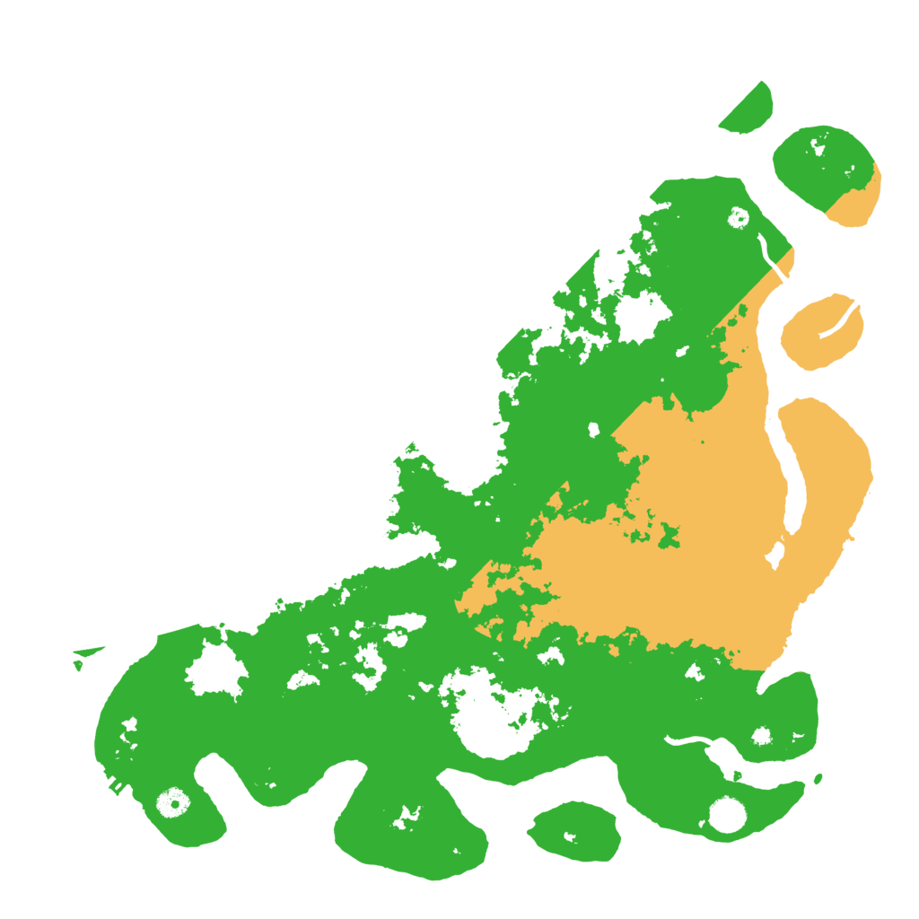 Biome Rust Map: Procedural Map, Size: 4500, Seed: 1986157795