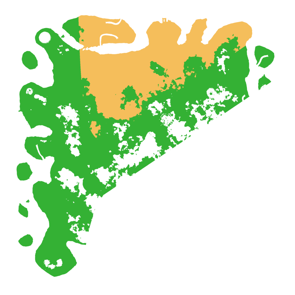 Biome Rust Map: Procedural Map, Size: 4500, Seed: 1991427993