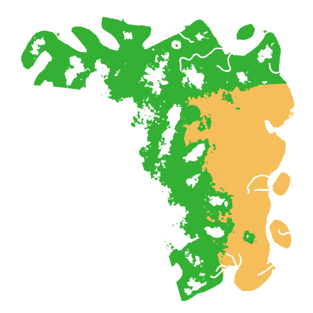 Biome Rust Map: Procedural Map, Size: 5000, Seed: 8540894